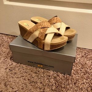 Volatile Wedge Sandal